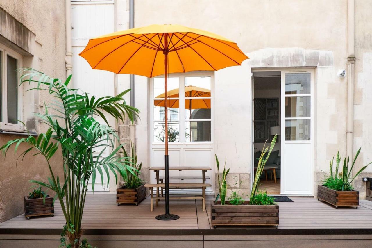 Apartamento Havre de paix- hyper centre 2/4 pers avec terrasse privée Nantes Exterior foto